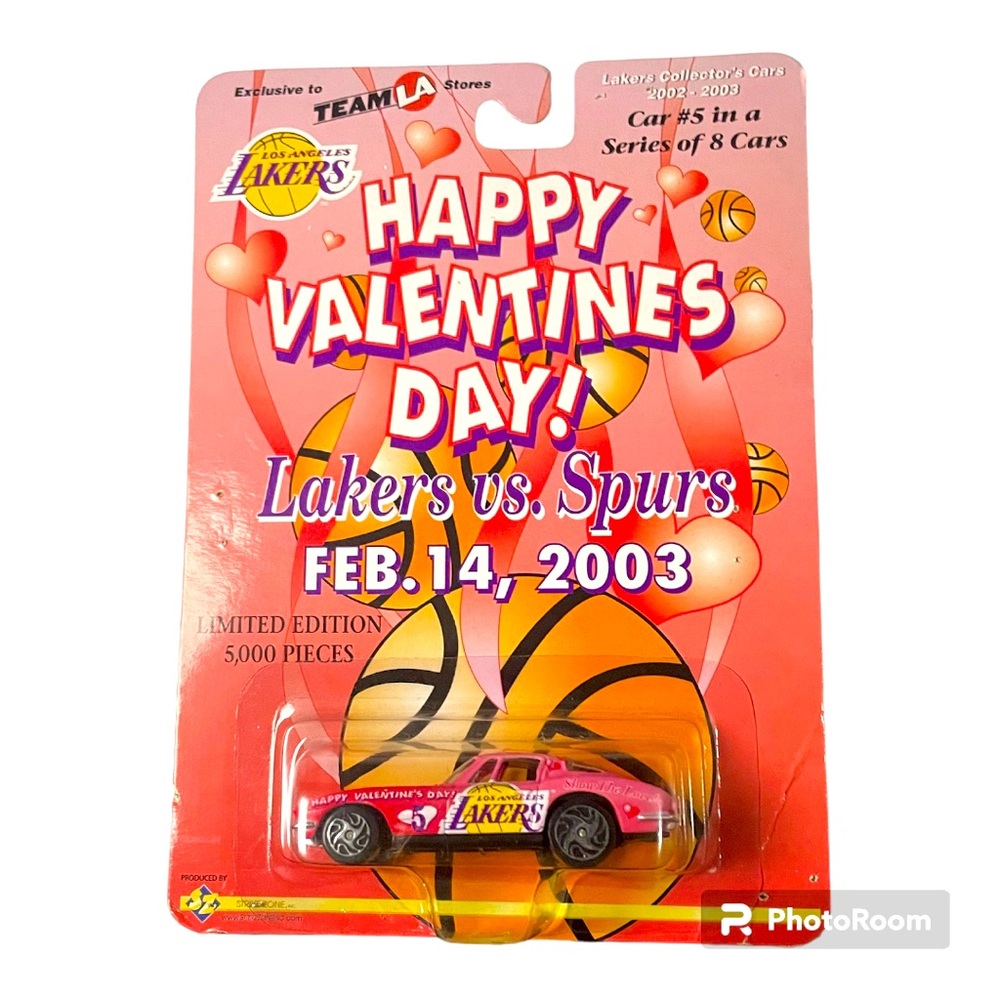 1 of 5,000 LA Lakers die-cast collector car